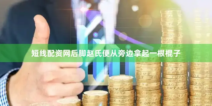短线配资网后脚赵氏便从旁边拿起一根棍子